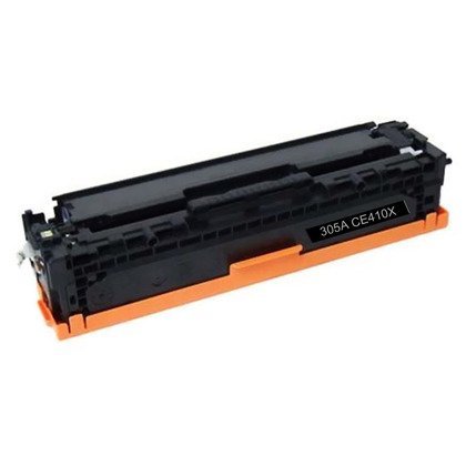 HP CE410A: Black Toner Cartridge CE410A BK (305A) Compatible Remanufactured for HP CE410A Black